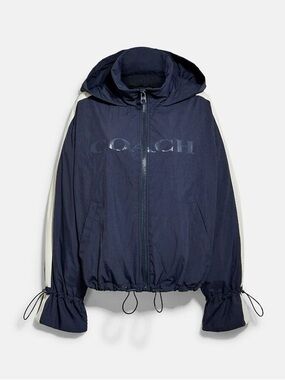 NWT Coach Tonal Windbreaker Rain Jacket